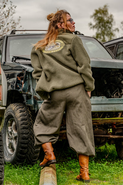 Veste Sherpa Racing Kaki