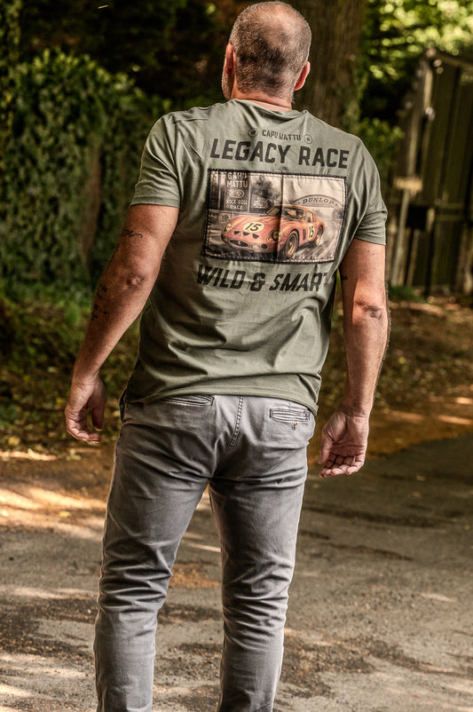 T-Shirt GTO LEGACY RACE Kaki