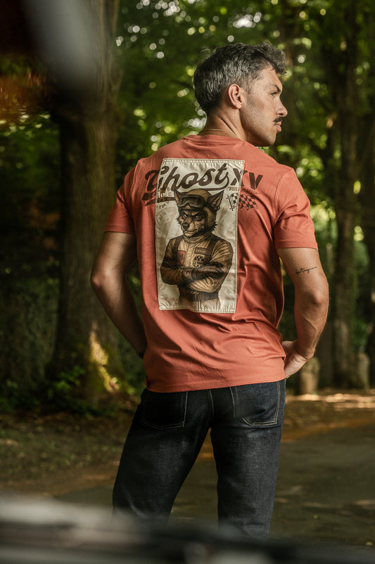 T-Shirt Ghost XV brique