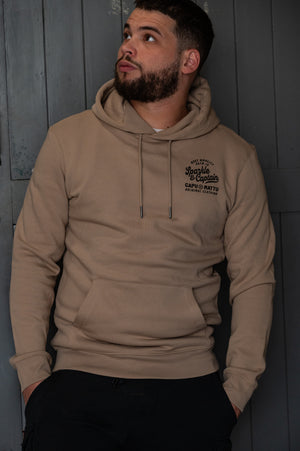 Sweatshirt "Black Bird Company – Sparkle & Captain" Desert