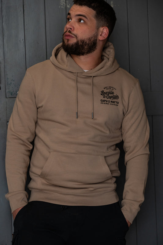 Sweatshirt « Black Bird Company – Sparkle & Captain » Desert