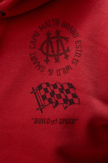 Sweat à capuche Legacy Race – Build for Speed (paprika)