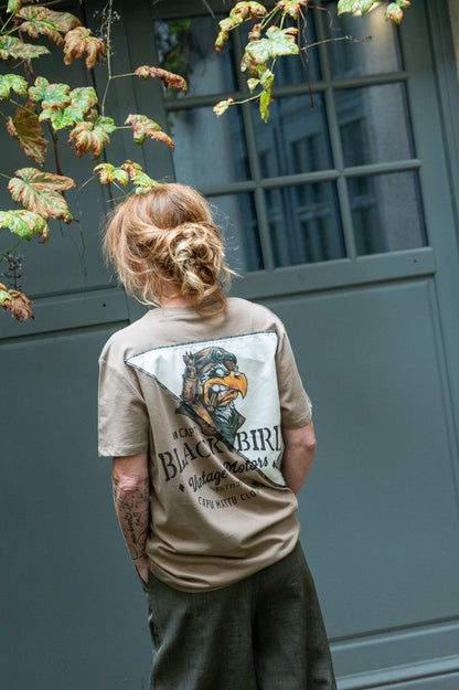 T-shirt Captain Black Bird Patché Désert