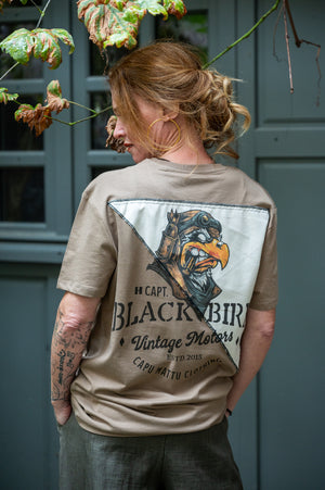 T-shirt Captain Black Bird Patché Désert