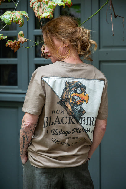 T-shirt Captain Black Bird Patché Désert