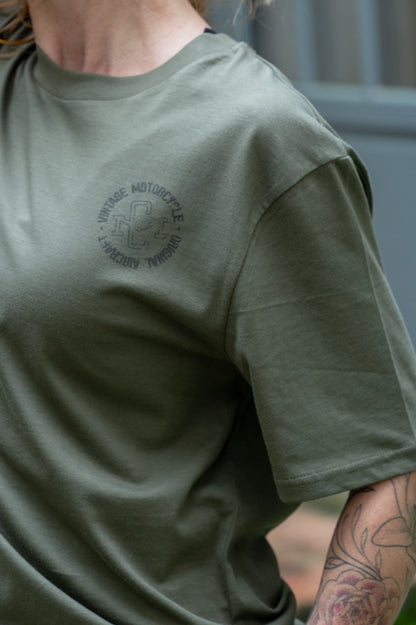 Tee-shirt Black Bird Kaki