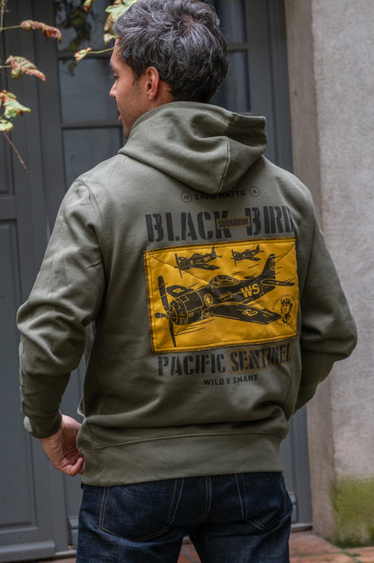 Sweat-shirt Squadron Patchwork matelassé