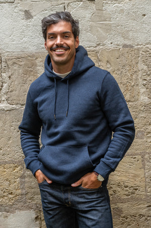 Black Duck Oil Marled Navy Sweatshirt