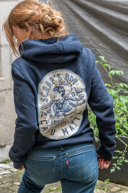 Sweat-shirt Scrap's Boy Patchwork matelassé