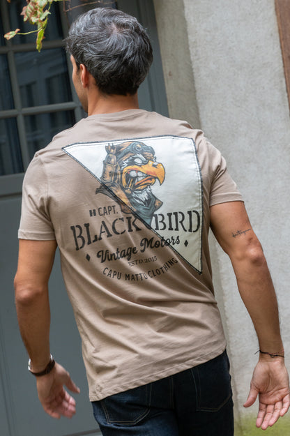 T-shirt Captain Black Bird Patché Désert