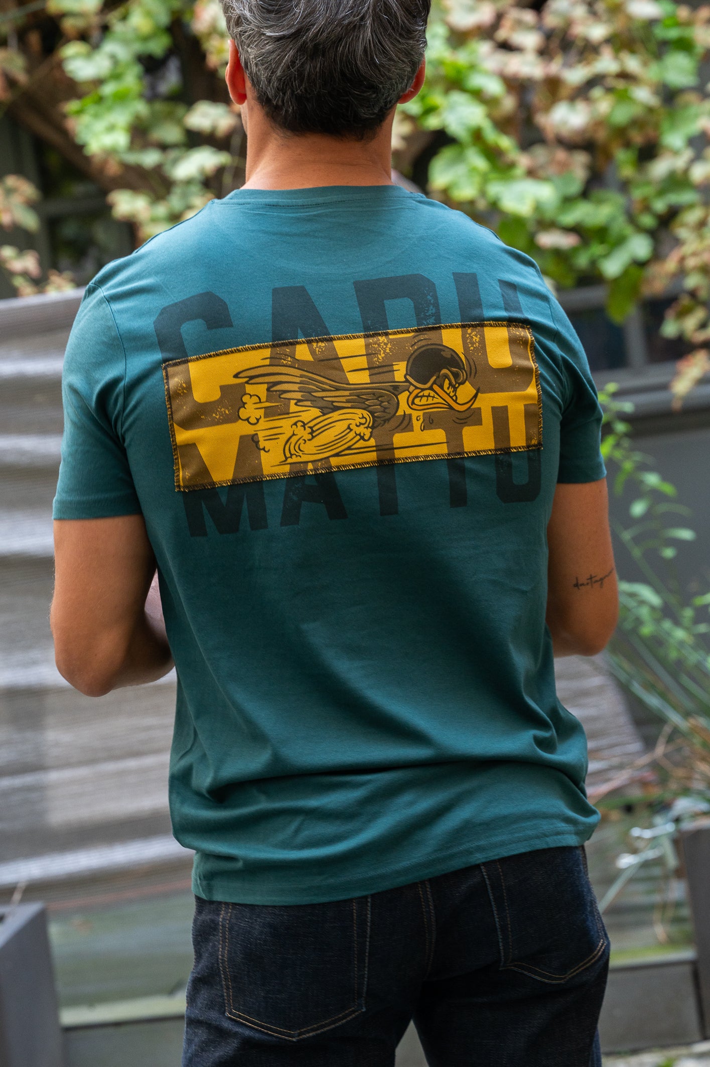 T-shirt Black Bird Racing