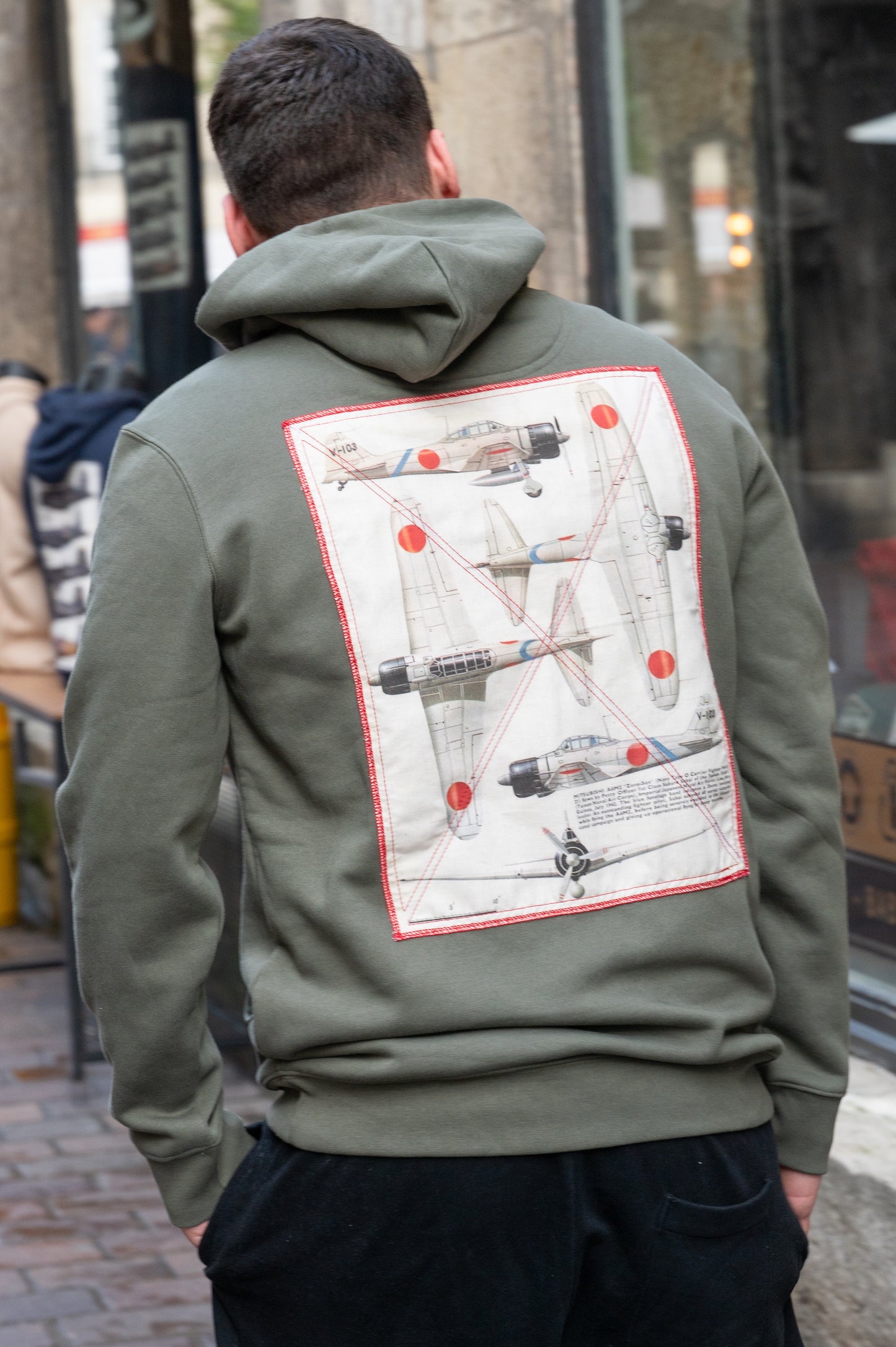 Sweat Zéro Iconic Machine Kaki