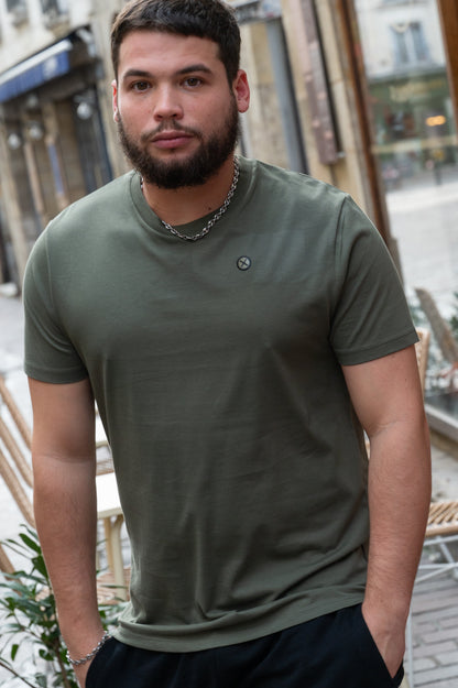 T-shirt Mitsubishi A6M zéro Kaki – Patch imprimé & cousu – Capu Mattu