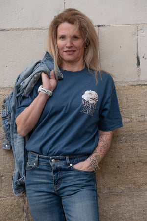 Tee-shirt ROMANTIC Blue Deepteal