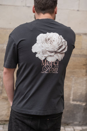 T-Shirt ROMANTIC black oversized epais