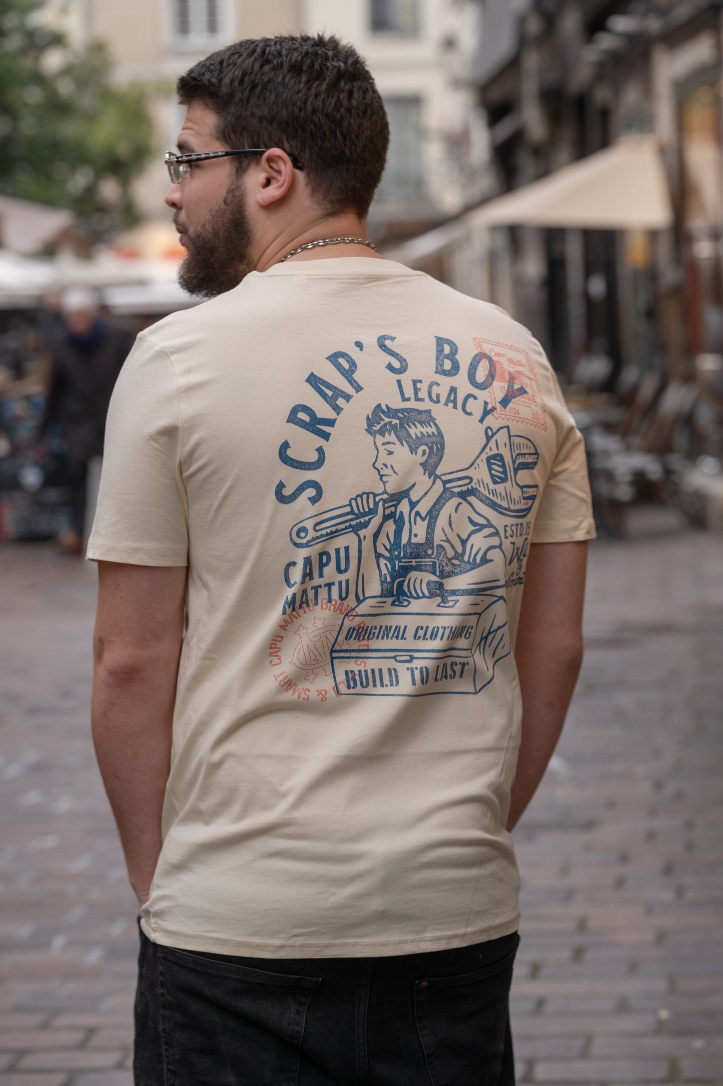 Tee-shirt Scrap's Boy Old Paper