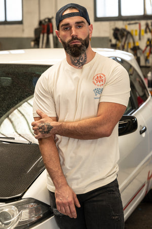 T-Shirt Blackbird Racing — Ivoire
