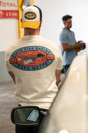 T-Shirt Blackbird Racing — Ivoire