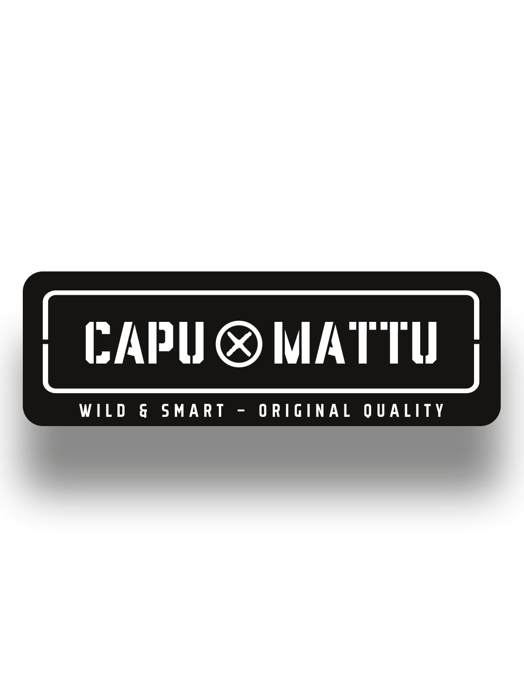 Capu Mattu Branding sticker capu mattu