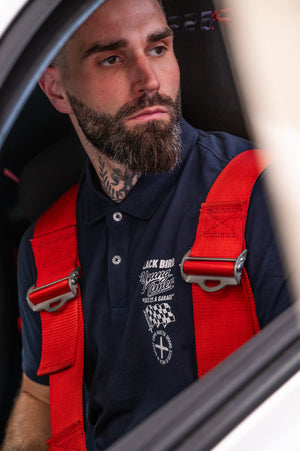 Polo Blackbird Racing Young Timer Série Limitée — Navy — Capu Mattu