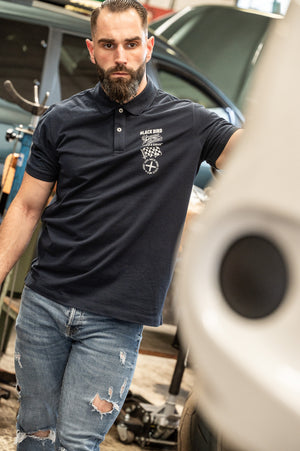 Polo Blackbird Racing Young Timer Série Limitée — Navy — Capu Mattu