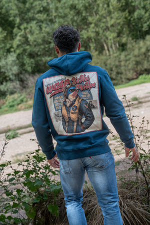 Sweat hoodie WASP Hazel Ying Lee – Bleu Peacock – Stitch & Print
