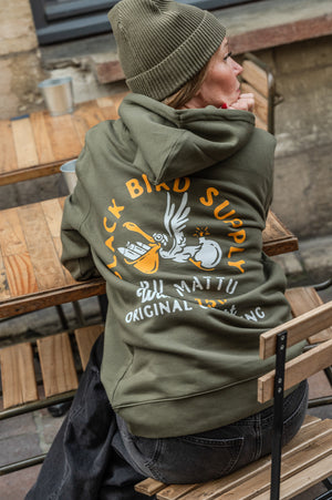 Sweatshirt Black Bird Supply