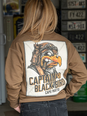 sweat shirt col rond capu mattu coton bio