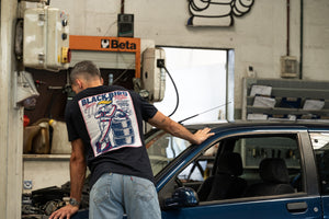 T-Shirt Blackbird Racing Young Timer — Navy — Capu Mattu