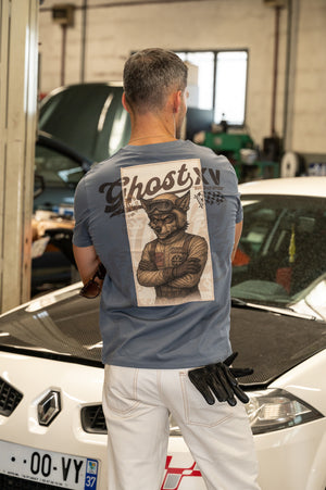 T-Shirt Ghost XV — Bleu Minéral