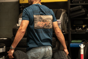 T-Shirt Legacy Race — Bleu Pétrole