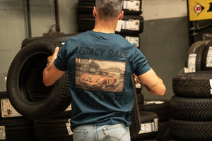 T-Shirt Legacy Race — Bleu Pétrole