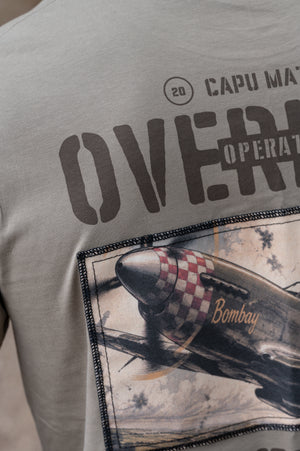 T-shirt Overlord P-51 – Moss Green – Stitch & Print