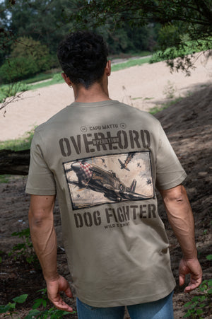T-shirt Overlord P-51 – Moss Green – Stitch & Print