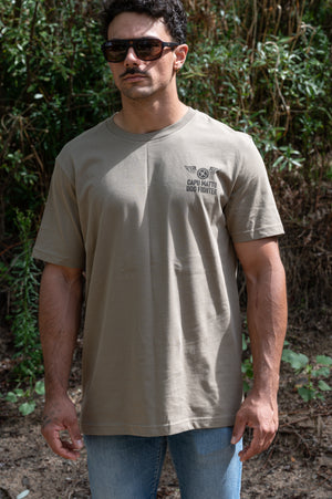 T-shirt Overlord P-51 – Moss Green – Stitch & Print