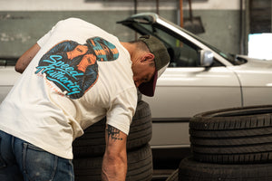T-Shirt Speed Authority Homme Feutrine Gulf — Ivoire — Capu Mattu