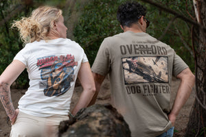 T-shirt Overlord P-51 – Moss Green – Stitch & Print