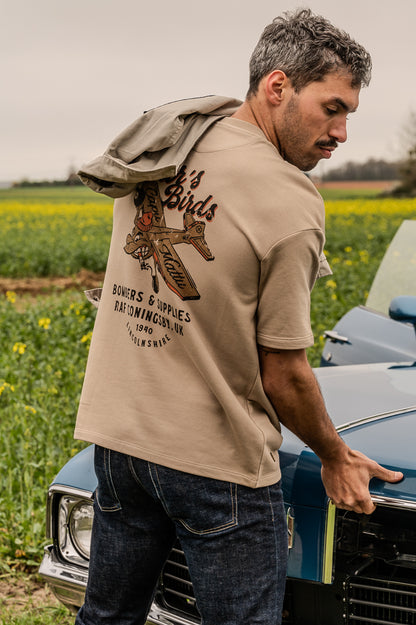 t-shirt capumattu vintage coton bio