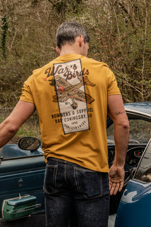 t-shirt capu mattu war's birds coton bio