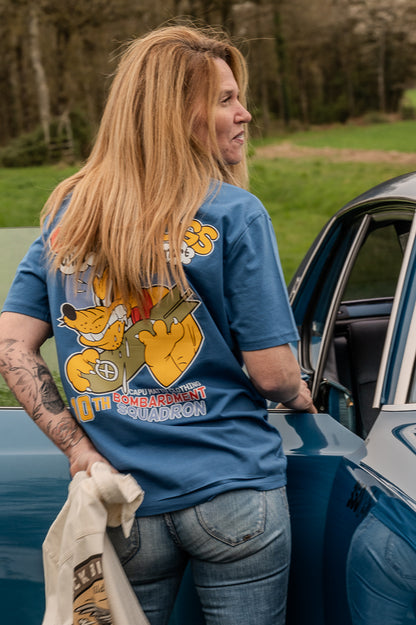 t-shirt capu mattu bleu unisexe