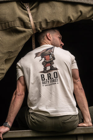 T-shirt B.R.O Big Red One – 1st Infantry US Army – Omaha Beach | Capu Mattu