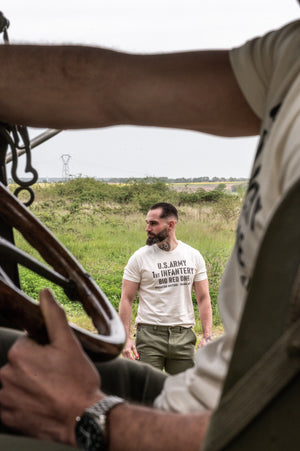 T-shirt B.R.O Big Red One – 1st Infantry US Army – Omaha Beach | Capu Mattu