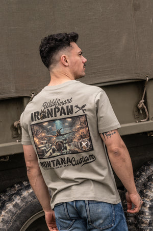 T-Shirt Garage Iron Paw pale olive capu mattu