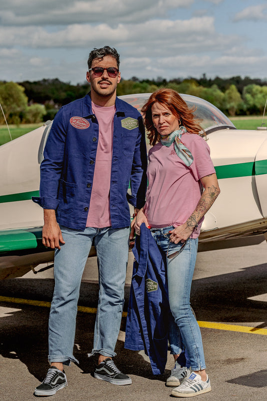 Veste Worker Indigo Capu Mattu