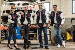 Varsity Jacket Young Timer — Laine & Cuir — Licence Le Mans 24H — Capu Mattu