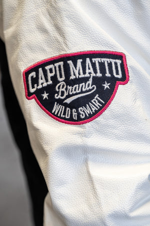 Varsity Jacket Young Timer — Laine & Cuir — Licence Le Mans 24H — Capu Mattu