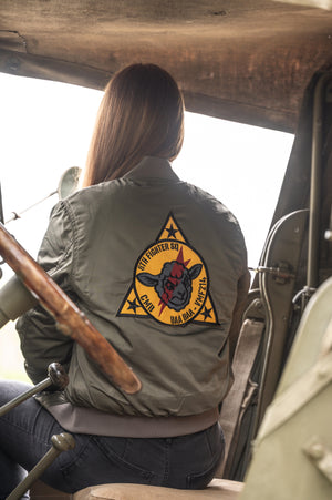 Bombers Unisex Baa Baa Black Sheep – Patch Brodé Papy Boyington | Capu Mattu