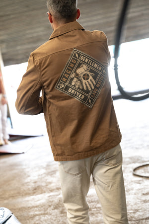 Veste Worker Racing Gentlemen Driver — Dark Camel — Capu Mattu
