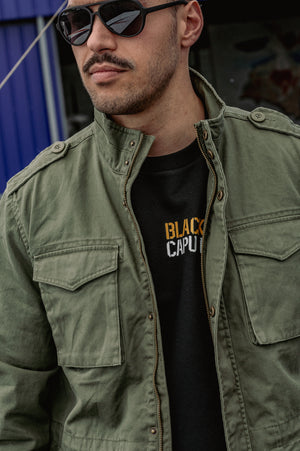 Veste militaire Black Bird Squadron Papy Boyington's Bastard
