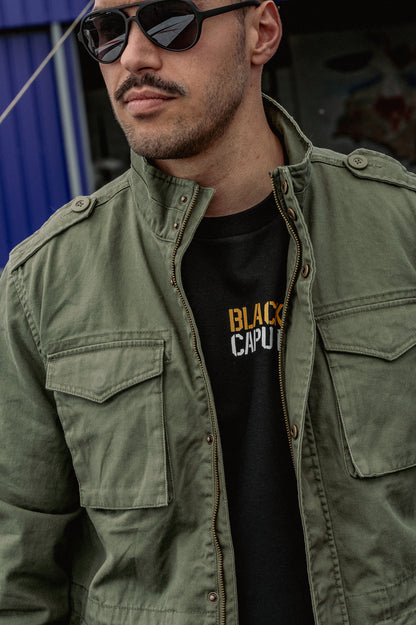 Veste militaire Black Bird Squadron Papy Boyington's Bastard